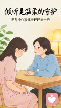 🌿 倾听不是沉默，而是一种温柔。
我听着你的故事，也护着你的心事。
愿每个向我倾诉的人，都能被轻轻抱一抱配图