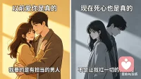 以前爱你是真的，现在死心也是真的。
我要的是有担当的男人，不是让我扛一切的窝囊废。