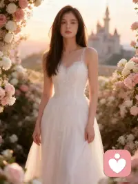 见人间，眼无是非；
望岁月，心有玫瑰。配图