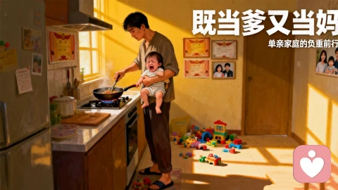 单亲家庭的负重前行