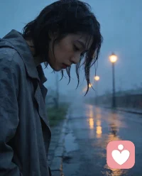 心事藏在风里，吹不散的是回忆。配图