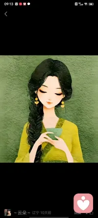 摇着我的温柔之舟，来来来，来渡你的情绪之河！配图