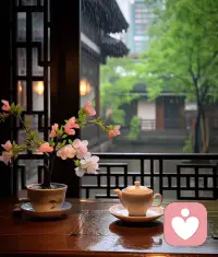 心情阴雨天的雾霾配图