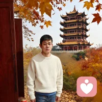 昔人已乘黄鹤去，此地空馀黄鹤楼
哈喽，我来了，
目前还不会太多，暂时可以听你讲讲，陪你说说，
就像冬夜里的一根火柴吧！但我也想成为灯，追逐光，照亮一片夜空！配图