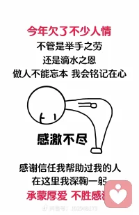 辞旧迎新的一年，过去的一年很多不知道向谁说的都埋藏在心里，不知道多少辛酸泪只能独自咽下，咽下之后有多苦也不知道，就像是哑巴吃黄连，有苦说不出。配图