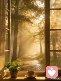 清晨的温柔，是给自己最好的礼物。
接纳所有情绪，好好生活，慢慢变好。配图