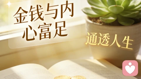 金钱只流向“值得”的人：真正的富足，源于内心的通透与坦荡