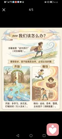 熵增定律

低熵是我们要维护的目标（健康、财富、知识）。
        
-高熵是我们不想面对的结局（衰老、贫穷、无知）。
        
-熵增是导致结局的自然推手（懒惰、拖延、时间流逝）。
        
-熵减是我们对抗推手的武器（自律、学习、努力工作）。
        
人生的本质，就是通过不断的“熵减”努力，在注定走向“高熵”的宇宙中，尽可能长久地维持“低熵”的精彩状态。