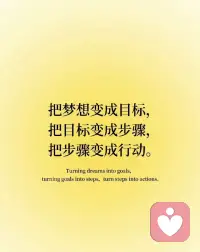 把梦想变成目标
把目标变成步骤
把步骤变成行动
复盘总结
专注力
执行力💪