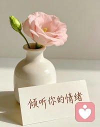 生活偶尔会乱，情绪偶尔会崩
没关系，你不用一直很坚强
也不用假装没事
我在这里，安静倾听，温柔陪伴配图