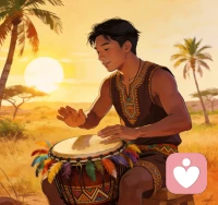 击鼓而歌，让心灵与身体共舞——打非洲鼓的治愈力量
在快节奏的现代生活里，压力如影随形，我们都在寻找着释放情绪、舒缓身心的出口。而打非洲鼓，这一充满原始韵律的活动，正悄然成为人们追求内心平静与健康的新选择。
打非洲鼓，是一种深情的倾诉。当我们的双手轻触鼓面，节奏便如潺潺溪流般自然流淌。每一个鼓点，都像是内心深处情感的宣泄。在忙碌的日常中，我们常常将真实的感受深埋心底，那些喜悦、悲伤、愤怒或是无奈，都随着生活的琐碎被压抑。而非洲鼓，就像一位无声却懂你的挚友，给予我们一个安全的空间，让我们毫无保留地将情绪释放出来。无需言语，只需跟随内心的节奏敲击，那些被尘封的情感便随着鼓声一一浮现，又渐渐消散在空气中，让心灵得到前所未有的轻松。
它更是一种酣畅淋漓的宣泄。生活里难免会遭遇挫折与困境，压力如巨石般压在心头，让人喘不过气。此时，非洲鼓强烈的节奏和震撼的声响，能成为我们冲破困境的有力武器。当我们用力敲击鼓面，仿佛将所有的烦恼、委屈和不甘都化作了力量，注入到每一次的击打中。鼓声震耳欲聋，仿佛要将一切负面情绪都震碎，让我们的内心重新充满力量。这种宣泄，不是消极的发泄，而是一种积极的自我疗愈，让我们在释放压力的同时，重新找回面对生活的勇气和信心。
打非洲鼓对身体也有诸多益处。从生理层面看，它是一项全身性的运动。在敲击过程中，我们需要运用到手臂、手腕、手指等多个部位的肌肉，这有助于增强肌肉力量，提高身体的协调性和灵活性。长期坚持打非洲鼓，还能促进血液循环，增强心肺功能，让我们的身体更加健康有活力。而且，非洲鼓独特的节奏和韵律，能刺激大脑分泌内啡肽，这种被称为“快乐激素”的物质，可以改善我们的情绪状态，缓解焦虑和抑郁，让我们感受到愉悦和满足。
打非洲鼓还能为我们带来社交的乐趣。在非洲鼓的课堂上或演奏活动中，我们可以结识志同道合的朋友。大家围坐在一起，共同演奏，彼此配合，在和谐的节奏中建立起深厚的友谊。这种社交互动不仅能丰富我们的生活，还能让我们感受到归属感和认同感，进一步提升我们的心理健康水平。
打非洲鼓，是一场心灵的旅行，也是一次身体的锻炼。它让我们在节奏中找到自我，在宣泄中释放压力，在社交中收获温暖。不妨拿起鼓槌，敲响非洲鼓，让那充满生命力的鼓声，带领我们走向更加健康、快乐的生活。配图