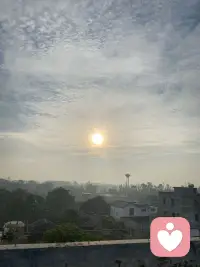 早上对着升起太阳，你是否感觉到一股能量在流动