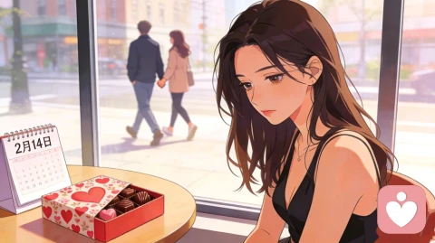 #情绪疏导#情人节独处伤感情绪干预:从一地鸡毛到自我安顿