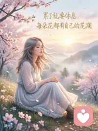 累了就要休息，每朵花都有他的花期。