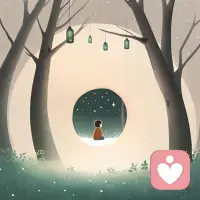 你脑子里那些可怕的声音，其实是你身体里最累的部分在说话。它以为还在危险里，所以一直拉着你跑。可是现在安全了，你可以停下来，可以喘口气，可以告诉它：谢谢你保护我这么久，现在换我来照顾你。配图