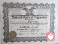 壹臻老师的催眠师证书配图