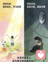 如何判断一段关系是否还要继续？

当你在感情中感到卑微、内耗，总在纠结“他到底值不值得”时，答案可能不在对方身上，而在你自己这里。  

因为我们总能找到对方的优点和缺点，从而永远纠结“该分还是该和”。真正有意义的判断标准是：这段关系是否还在让你成长？  

好的关系像养分，滋养你变得成熟、舒展。即使有矛盾，你仍在其中学习、反思，这便有价值。而坏的关系会让你感到熟悉的窒息感——那些从小伴随你的不安、自我怀疑再次被唤醒，甚至更糟。这可能意味着，你正在无意识地重复旧的伤痛模式。  

当你发现，自己不仅没有获得，连原本的自信、光彩都在倒退时，这段关系就到了该审视的时刻。关系的终极意义，不在于永远在一起，而在于它是否让你成为了一个更完整、更自爱的自己。  

愿你拥有成长的勇气，和离开消耗型关系的底气。