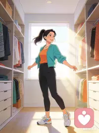 衣服再好看，不穿也只是库存。真正的魅力，是把衣柜穿活，让每一件衣服都陪你发光。别让好看的衣服闲置，穿在身上，才能散发积极情绪，彰显你的独特气质。配图