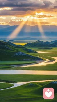 真正的自由，是像河流一样。不执着于形状，遇山绕行，遇谷则深，永远朝着自己的方向流动。正是这份不捆绑的自在，给了它穿山越岭的力量。配图