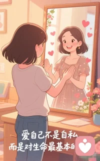 在关系里，我们常想成为别人的氧气。但请记得飞机上的安全法则：先为自己戴好面罩，你才能清醒、有力地去帮助身旁的人。 爱不是自我耗尽，而是用满溢的能量去滋养。配图