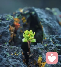真正的向上，不是枝叶拼命伸向遥不可及的天空，而是根系在黑暗中，一寸寸扎进更深的土壤。你的稳定，就是最沉默的进取。配图