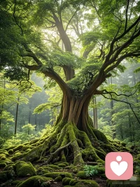 不必永远向上生长，像棵必须参天的树。也可以向下扎根，成为接纳万物的、沉默而坚实的大地。大地从不为自己的沟壑与隆起道歉，它只是承载，只是存在，只是允许万物在其上，如其所是地发生。配图