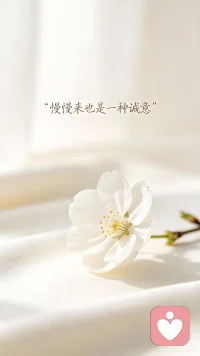 生活不会因为你着急就变得顺利，反而会在你慢下来的时候，悄悄给你惊喜。所以，别慌，该来的总会来，该走的也留不住。配图