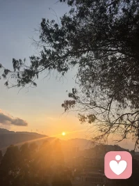 我会像这一束光照亮你的心