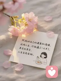 照顾好自己的健康和情绪，这场人生你就赢了一大半！配图