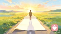 出发，就会遇见美好。
人生是一场边行走边书写的故事，困住我们的从来不是前路的未知，而是停驻原地时心里被过往遗憾、胆怯顾虑、不安思绪填满的方寸天地。
总停在原地，眼里只剩过往的烦心事，勇敢出发往前走，才能撞见生活藏起来的美好。配图