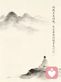 问题不是问题，你如何面对问题就是个问题。
很多时候，困住你的并不是那件事本身。事情发生了，它只是一个已经过去的故事、一段经历。
真正让你反复煎熬、反复卡住、反复痛苦的，是你一直在用疲惫的方式、受伤的姿态、委屈的心态去面对它。你不是被问题打败的，你是被反复对抗、反复回想、反复较劲、反复自我消耗的过程困住了。配图