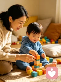 一个稳定平和的妈妈只要做到陪在孩子身边，观察孩子需要什么，然后满足他，就是孩子安全感的最好来源。配图