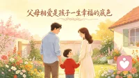  父母相爱是孩子一生幸福的底色，被爱浸润长大的孩子，自带温柔与底气。