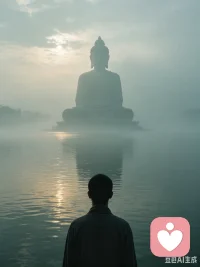 修行不是为了遇见佛，而是为了遇见更好的自己，渡人先渡己，心安即归处。配图