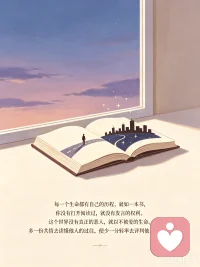 每一个生命都有自己的历程，就如一本书，你没有打开阅读过，就没有发言的权利。这个世界没有真正的恶人，只有不被爱的生命。多一份共情去读懂他人的过往，便少一分轻率去评判他人的选择。