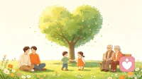 爱是人类永恒不变的主题，成人对爱的理解，关注点聚焦在爱情上；儿童对爱的理解，关注点聚焦在安全感和保护上；老人对爱的理解，关注点聚焦在安慰和照顾之中；少年人对爱的理解，则满心盛放着陪伴与共鸣。配图