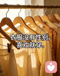 异装不是病，只是一种自我表达。穿喜欢的衣服，做舒服的自己，不伤害他人，就值得被尊重。少一点偏见，多一点包容。配图