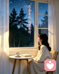很多时候我们需要的不是道理，而是一个可以放心倾诉的角落。在这里，你可以卸下所有防备，说出那些不敢对别人讲的话。我会认真聆听，温柔守护，陪你慢慢抚平心里的褶皱。