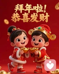 2026马年大吉，愿你新岁平安顺遂，万事胜意，龙马精神，喜乐常伴。配图