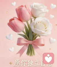 愿每一位女神：
手上有花，手中有剑，心中有光。配图