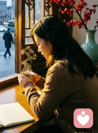 ​  人到中年最想要的，从来不是轰轰烈烈，而是有人听懂你、陪着你，允许你卸下所有防备，安安静静做自己。
   你值得被懂、被疼、被稳稳地放在心上。累了就歇歇，不用一直硬撑，我一直都在配图