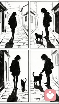 有个朋友总说自己的生活很平淡，每天都一样。
但我并不认为，每天都不一样才算精彩。
 
就像有一天，她走在路上，
一只小猫忽然走过来，轻轻蹭了蹭她的腿。
 
没有特别的剧情，
却在那一刻，悄悄治愈了所有平淡。
 
原来生活最动人的，
从来不是轰轰烈烈，
而是藏在平凡日常里，
不期而遇的温柔与小美好。✨配图