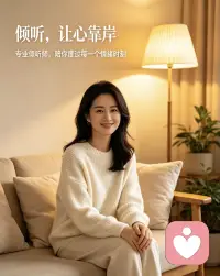 生活总在催促我们坚强，却很少有人问你累不累。
那些没说出口的委屈、无人理解的疲惫、深夜翻涌的情绪，都不必独自硬扛。

我是一名倾听者，不评判、不打断、不泄露，只安安静静陪你说话。
允许你脆弱，允许你倾诉，允许你把所有心事慢慢释放。
在这里，你可以放心做真实的自己，不用逞强，也不必伪装。

愿做你情绪的树洞，温柔接住你的所有不安。
听你说，陪你走，守护你的每一份情绪。配图