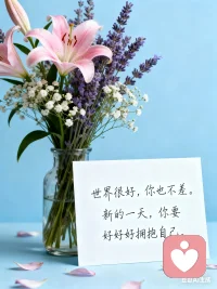 百合与花香！是给生活的一点温柔注脚！
不管是深夜的焦虑！还是日常的琐碎！
都可以慢慢说给我听！
我用专业、耐心、守护每一份情绪！
新的一天，愿你被温柔治愈！也被自己偏爱！
#倾听师 #情绪疗愈 #温柔陪伴