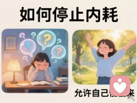 咨询手记 | 当你的内心，住进了一个“永远不满意”的评审团

你好，我是咨询师。

在我的工作里，一个越来越频繁被提起的词，是“内耗”。它不像抑郁那样沉重，也不像焦虑那样急切，而更像一种持续的、低烧般的心理状态：明明没做什么，却疲惫不堪；决定还没做，内心已上演无数辩论；时常觉得，自己最大的对手，就是自己。

今天，我想和你聊聊这种现象。这不是你的“故障”，而可能是这个时代，写进我们内心的、某种特定的运行代码。

一、 内耗的本质：一场没有赢家的“内部会议”

想象一下，你的内心有一个永不停歇的会议室。里面坐着好几位“委员”：

“完美委员”：要求你每件事都必须做到120分。

“比较委员”：不断向你展示他人（尤其是社交媒体上）的成就切片。

“安全委员”：警告你每一个选择背后的风险和可能的失败。

“自由委员”：渴望你活出真我，不被定义。

他们各执一词，争论不休。而“你”——那个真正的决策者，却精疲力竭地坐在中间，被淹没在噪音里，无法行动。这场会议消耗的，就是你最宝贵的心理能量。

二、 深层心理机制：当“自我”变成了一个“项目”

我们的祖辈，身份是“被给予”的（我是农民的儿子，我将继承土地）。而我们这代人的身份，是“被要求自我建造”的。这带来了一个根本性的转变：我们成了自我人生的“项目经理”。

“自我项目化”的陷阱：我们把“我”当成一个需要不断优化、升级、展示成果的项目。健康、事业、情感、兴趣、外貌……全成了KPI。我们既是项目经理，又是被考核的员工，这种自我物化，是内耗的引擎。

“元认知”的过载：我们发展出了强大的“对思考的思考”能力。这本来是人类的优势，让我们能反思、计划。但如今，它常常变成对自我无休止的监控和批判：“我刚才那样说是不是很蠢？”“我为什么还没开始努力？”这种跳出体验的自我审视，切断了我们与当下真实生活的连接。

三、 多元价值观：是自由，也是重负

我们的父辈面对的是一个“单选题”社会（好好读书，找稳定工作）。而我们面对的，是一个庞大的、令人眩晕的“多选题”社会，而且没有标准答案。

价值的对冲：社会一边高喊“躺平即正义”，一边崇拜“凌晨四点的总裁”。一边赞美“做自己”，一边用算法推送“成功学模板”。我们脑内被植入了无数套相互矛盾的操作系统，却要在瞬间做出兼容所有系统的最优解——这是不可能的任务。配图