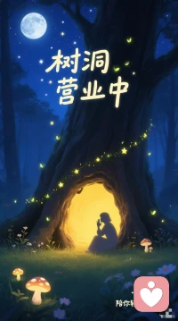 【树洞营业中】✨

心事不必压心底，我愿做安静的树洞，接住你所有情绪。

星光与月光之间，我在这里，陪你轻轻说说话。

私信或留言，我一直在