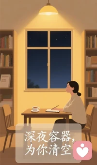 有时候，心里堆满了说不出口的情绪，像一间挤得喘不过气的房间。

如果你也想推开一扇窗，透一口气——

我在这里，安静地听。

不必坚强，不必急着好起来。

你的焦虑、孤独、甚至说不清的疲惫，都值得被轻轻接住。

倾听不是答案，而是让答案自己浮上来的水面。