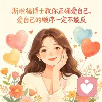 爱自己的顺序不要搞反了
先爱自己，再爱别人。配图