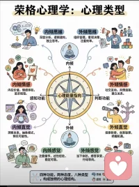 荣格心理学之七
心理类型配图