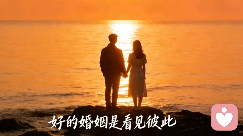 婚姻里没有完美的另一半，只有愿意看见彼此的两个人